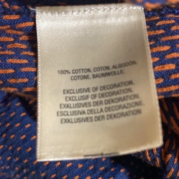 Anthropologie Blue Joggers Elastic waist Cuffs women M lagenlook vacation beach - Picture 9 of 9